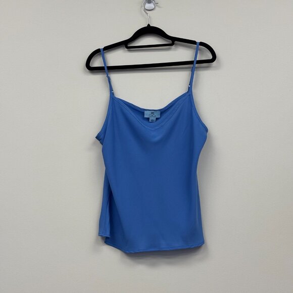 CeCe – Blue Floral Blouse with Matching Tank | Size L - Picture 11 of 11